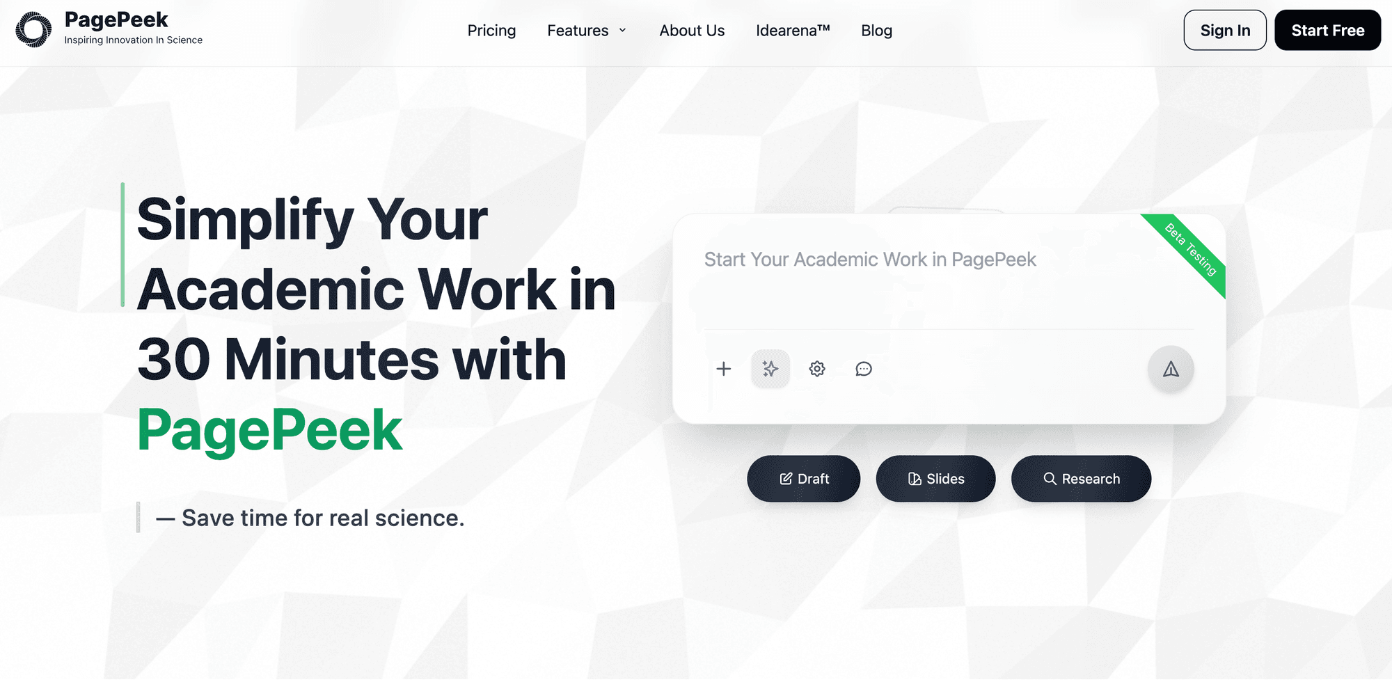PagePeek: The AI Academic OS Redefining Research, Drafting, Evaluation, and Presentation