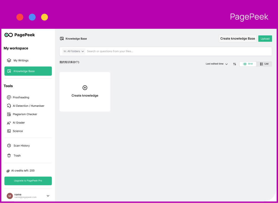 Knowledge base visualization